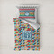 Retro Triangles Bedding Set- Twin XL Lifestyle - Duvet