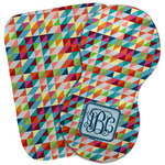 Retro Triangles Burp Cloth (Personalized)