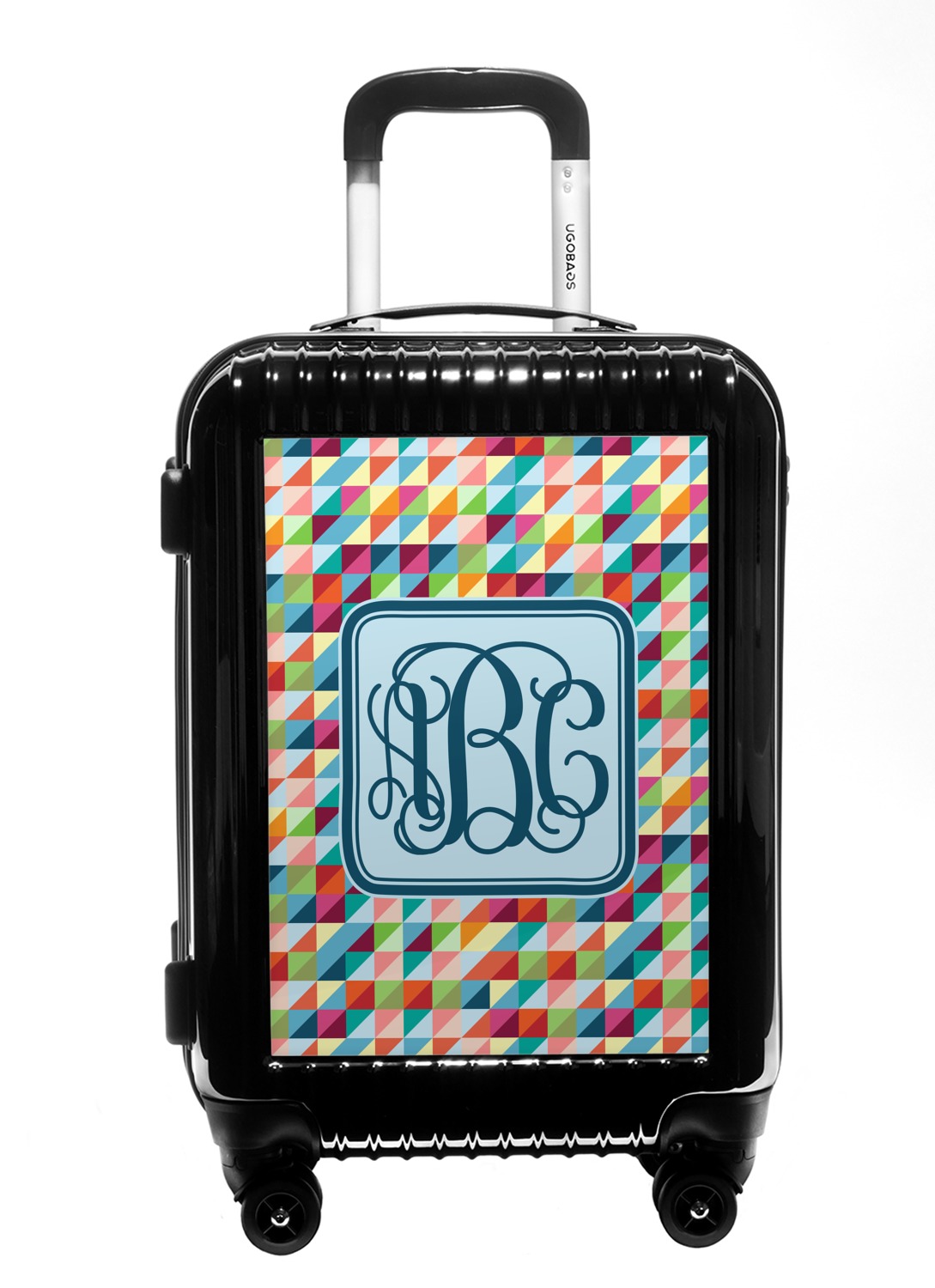 monogrammed hard shell luggage