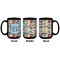 Retro Triangles Coffee Mug - 15 oz - Black APPROVAL