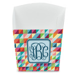 Retro Triangles French Fry Favor Boxes (Personalized)