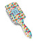 Retro Triangles Hair Brush - Angle View