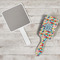 Retro Triangles Hair Brush - In Context