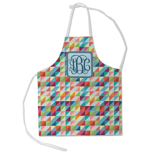 Custom Retro Triangles Kid's Apron - Small (Personalized)