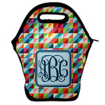 Retro Triangles Lunch Bag w/ Monogram