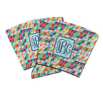 Retro Triangles Party Cup Sleeve (Personalized)