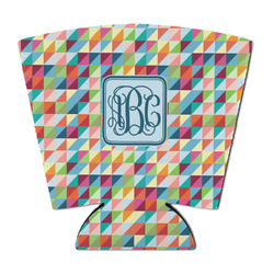 Retro Triangles Party Cup Sleeve - with Bottom (Personalized)