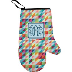 Retro Triangles Oven Mitt (Personalized)