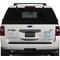 Retro Triangles Personalized Square Car Magnets on Ford Explorer