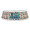 Retro Triangles Plastic Pet Bowls - Large - FRONT