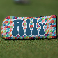 Retro Triangles Blade Putter Cover (Personalized)