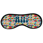 Retro Triangles Sleeping Eye Masks - Large (Personalized)