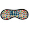 Retro Triangles Sleeping Eye Mask - Front Large