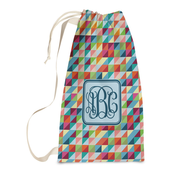 Custom Retro Triangles Laundry Bags - Small (Personalized)