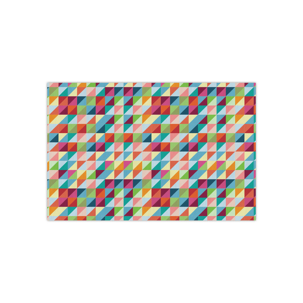 Custom Retro Triangles Small Tissue Papers Sheets - Heavyweight