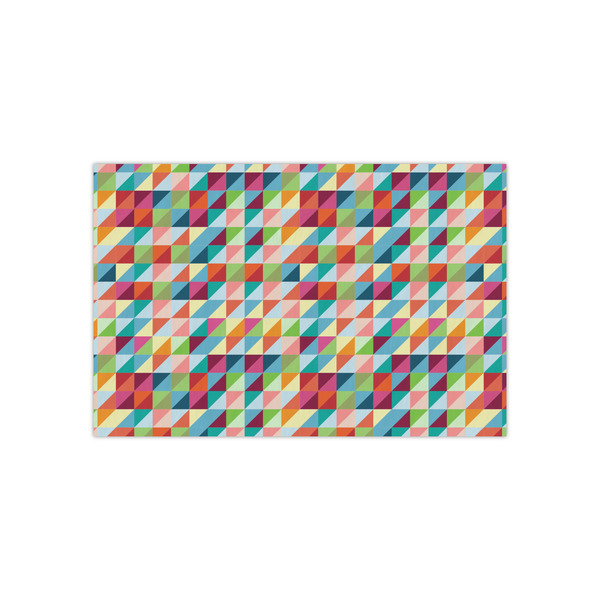 Custom Retro Triangles Small Tissue Papers Sheets - Lightweight