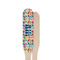 Retro Triangles Wooden Food Pick - Paddle - Single Sided - Front & Back