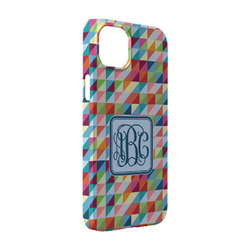 Retro Triangles iPhone Case - Plastic - iPhone 14 (Personalized)