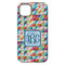 Retro Triangles iPhone 14 Plus Tough Case - Back