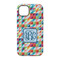 Retro Triangles iPhone 14 Tough Case - Back