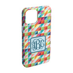 Retro Triangles iPhone Case - Plastic - iPhone 15 (Personalized)