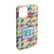 Retro Triangles iPhone 15 Case - Angle