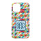 Retro Triangles iPhone 15 Pro Case - Back