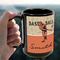 Retro Baseball 15oz. Black Mug - LIFESTYLE