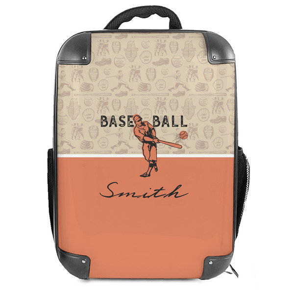 Custom Retro Baseball 18" Hard Shell Backpack (Personalized)