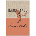 Retro Baseball Poster - Matte - 24x36 (Personalized)