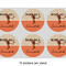 Retro Baseball 3" Multipurpose Round Labels - Sheet