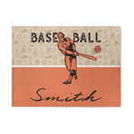 Retro Baseball 5' x 7' Patio Rug (Personalized)