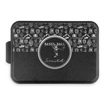 Retro Baseball Aluminum Baking Pan with Black Lid (Personalized)