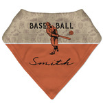 Retro Baseball Bandana Bib (Personalized)