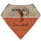 Retro Baseball Bandana Folded Flat