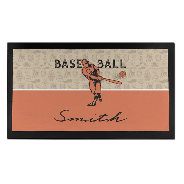 Custom Retro Baseball Bar Mat - Small (Personalized)