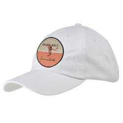 Retro Baseball Baseball Cap - White (Personalized)