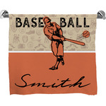 Retro Baseball Bath Towel (Personalized)