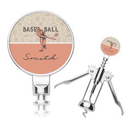 Retro Baseball Corkscrew (Personalized)