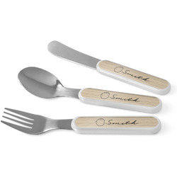 Retro Baseball Kid's Flatware (Personalized)