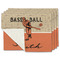 Retro Baseball Linen Placemat - MAIN Set of 4 (single sided)