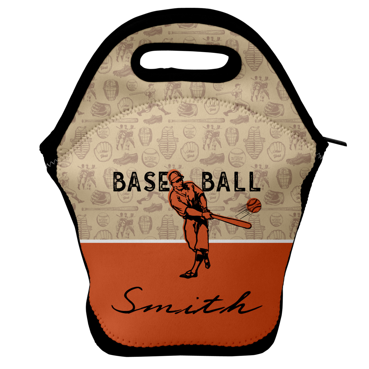 baseball lunch bag