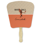 Retro Baseball Paper Fan (Personalized)