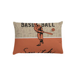 Retro Baseball Pillow Case - Toddler w/ Name or Text