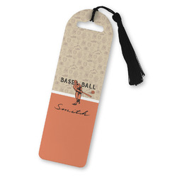 Retro Baseball Plastic Bookmark (Personalized)