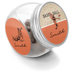 Retro Baseball Puppy Treat Jar (Personalized)