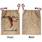 Retro Baseball Santa Bag - Approval - Front