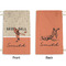 Retro Baseball Small Laundry Bag - Front & Back View