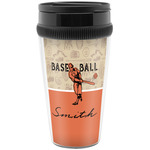 Retro Baseball Acrylic Travel Mug without Handle (Personalized)