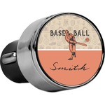 Retro Baseball USB Car Charger (Personalized)